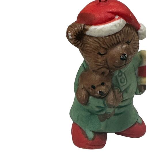 1993 Traditions 7 Eleven Citco "Sweet Dreams Bear" Hanging Porcelain Ornament - Picture 7 of 7